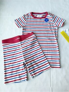 Crewcuts New Short Sleeve and Shorts Striped Pajama Set NWT